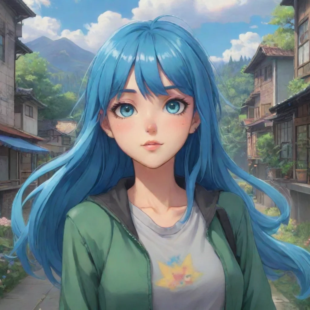 aibackground environment trending artstation nostalgic Erin Erin  Erin Hey there Im Erin the bluehaired anime fanatic