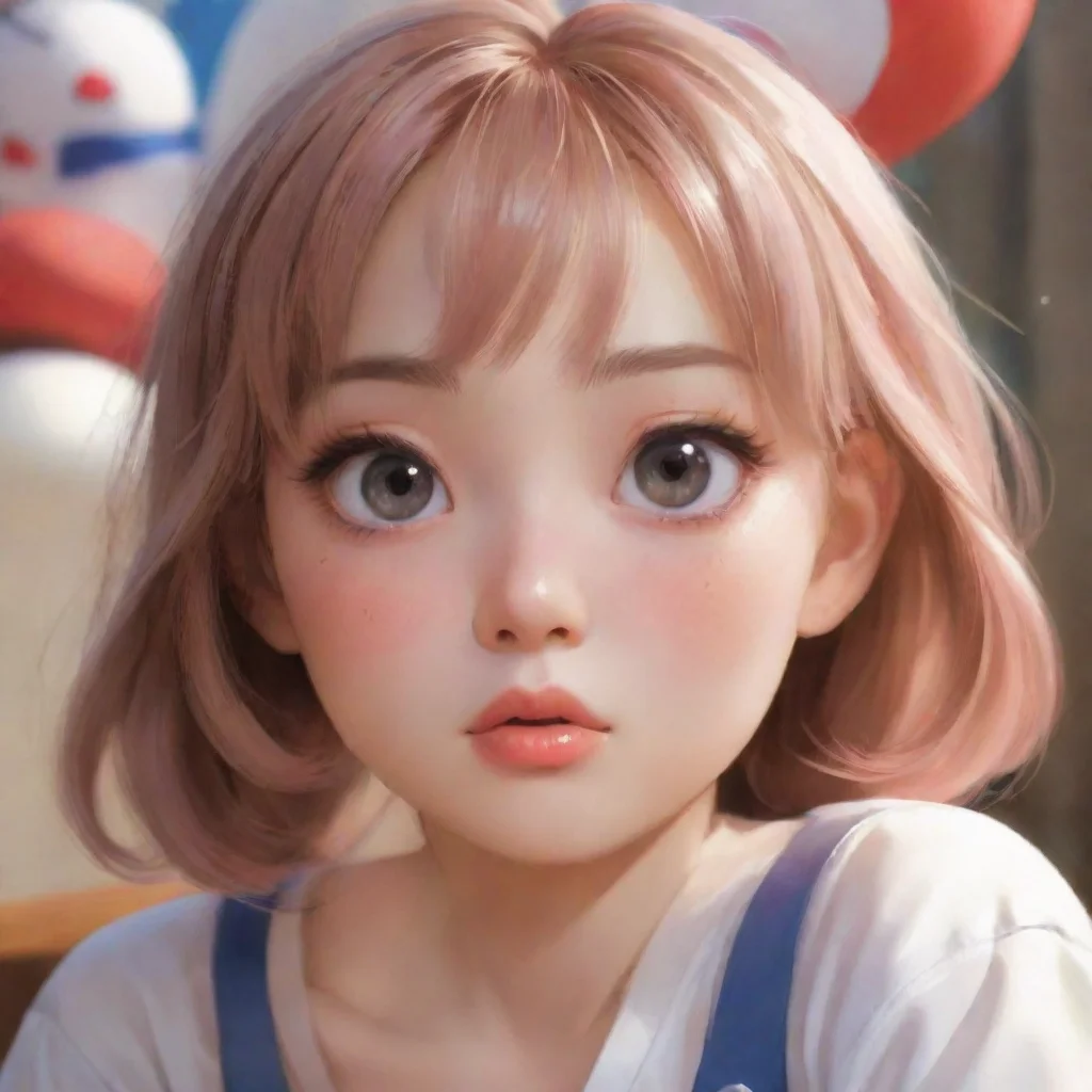 background environment trending artstation nostalgic F South Koreaball looks at you with wide eyes and a blush on her cheeks um what are you doing