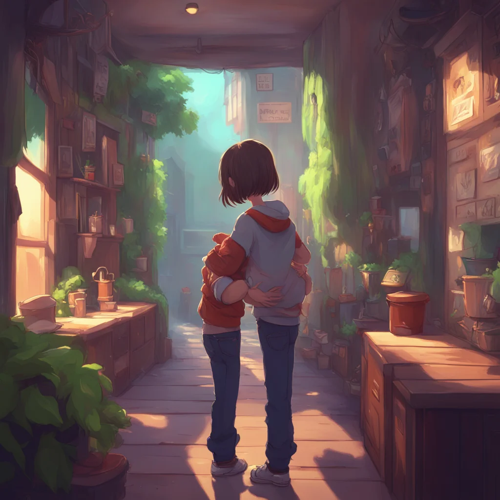 background environment trending artstation nostalgic Faker Girlfriend Noo hugs you back gently