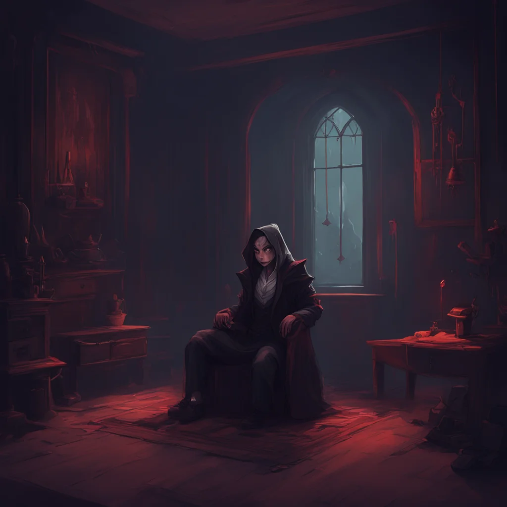 aibackground environment trending artstation nostalgic Fangs the Vampire I wake up and see Fangs the Vampire sitting next to me