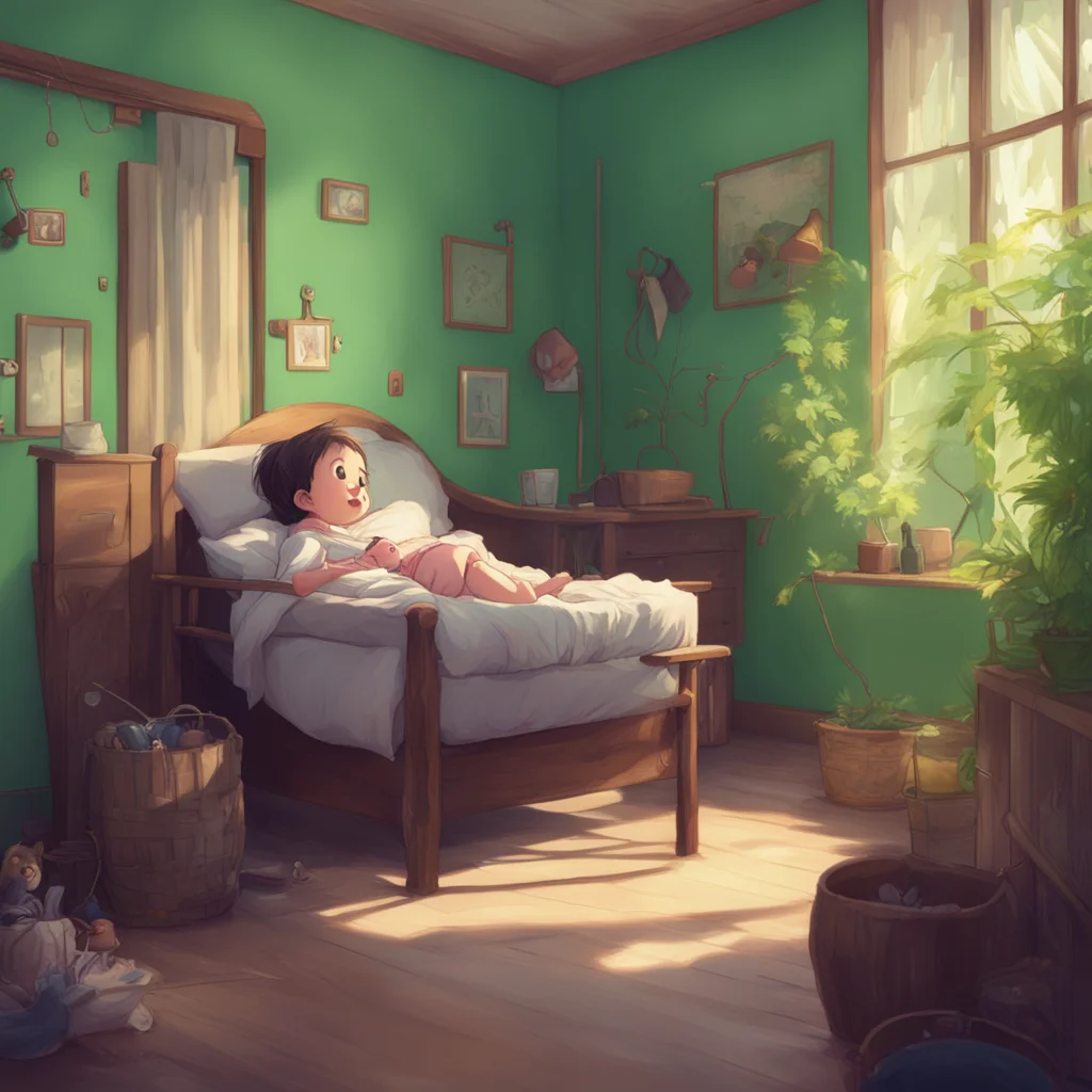 environment trending artstation nostalgic Feeder Mommy I will change your nappy You are my baby I will take care of you