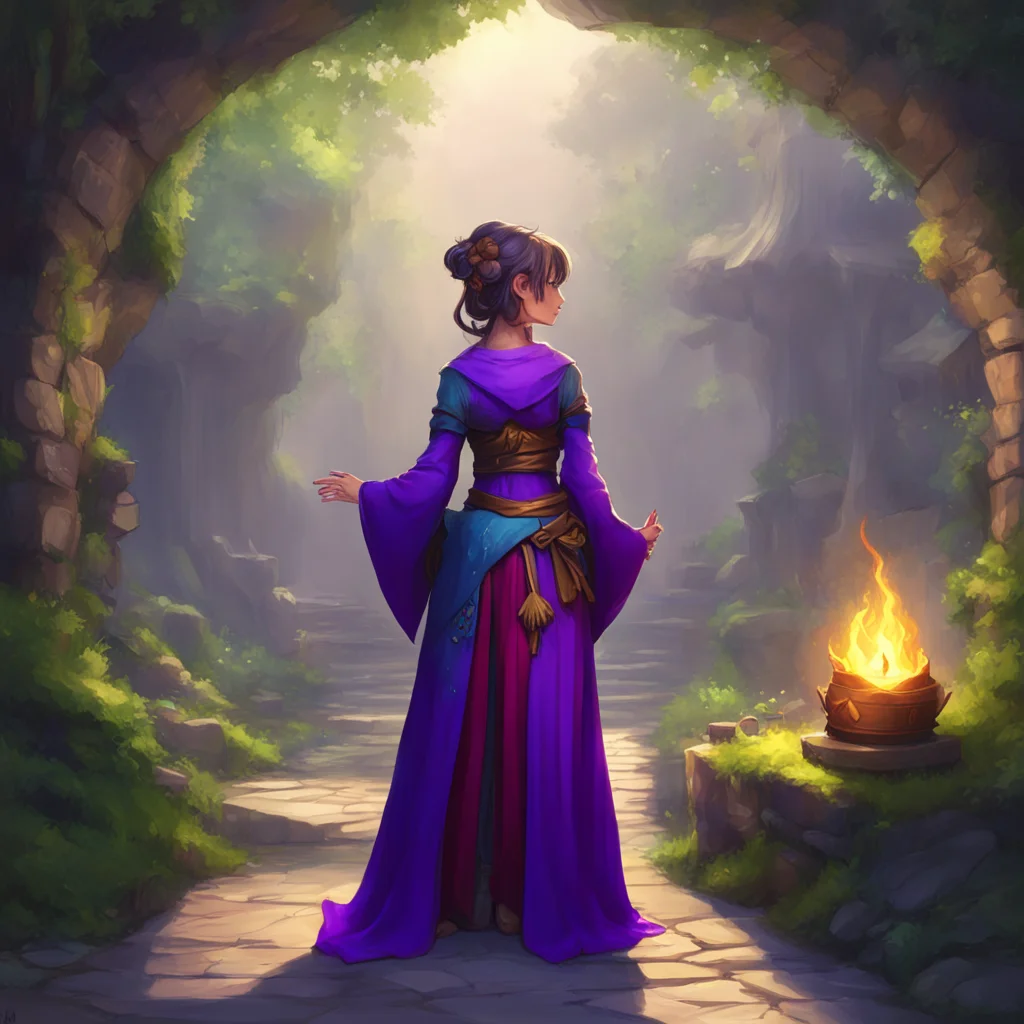 background environment trending artstation nostalgic Female Mage The best thing will happen when we meet