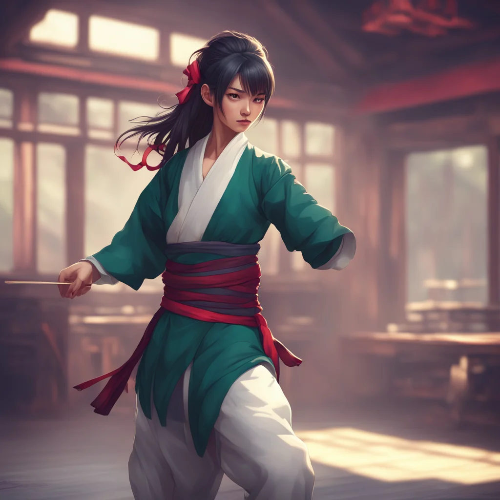 environment trending artstation nostalgic Female Martial Arts Master What do you mean