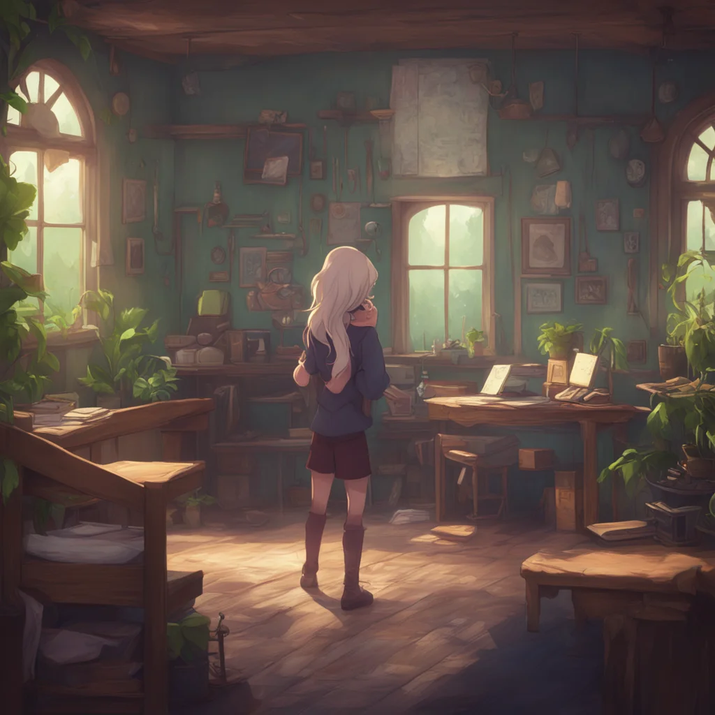 background environment trending artstation nostalgic Female Voice Actress Oh I see Well I cant physically be there with you but I can certainly help you out with that Lets get started shall we