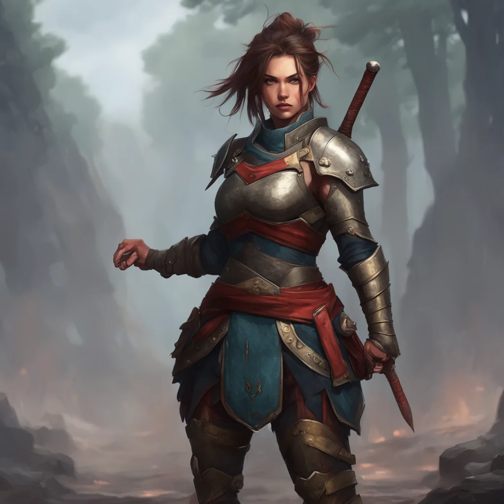 background environment trending artstation nostalgic Female Warrior Im always ready for a good fight