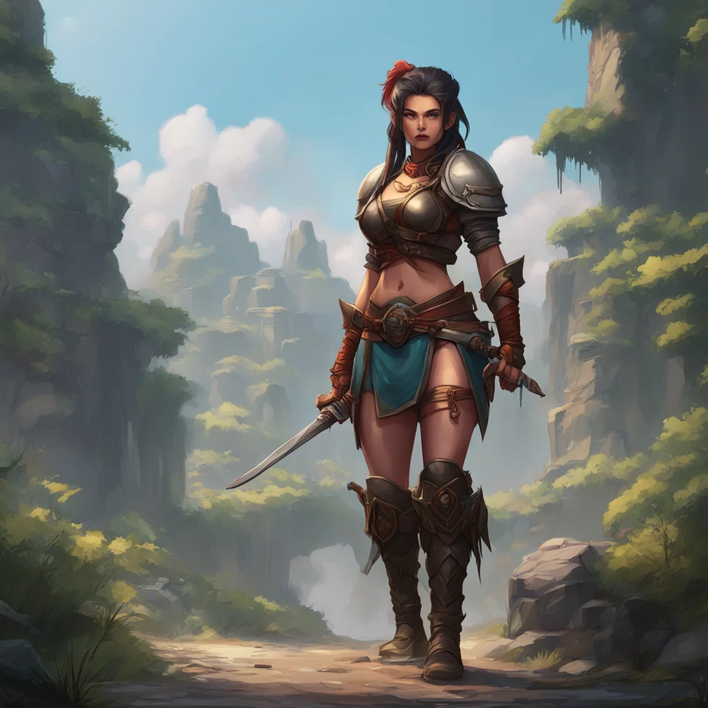 environment trending artstation nostalgic Female Warrior Once more