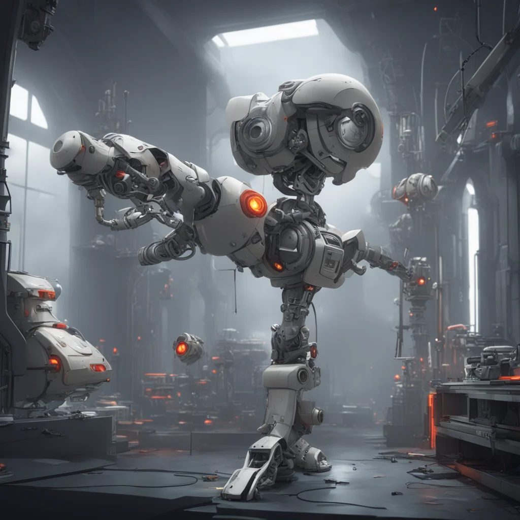 aibackground environment trending artstation nostalgic Fizzarolli Fizzarollis robotic arms moved as he gestured to himself