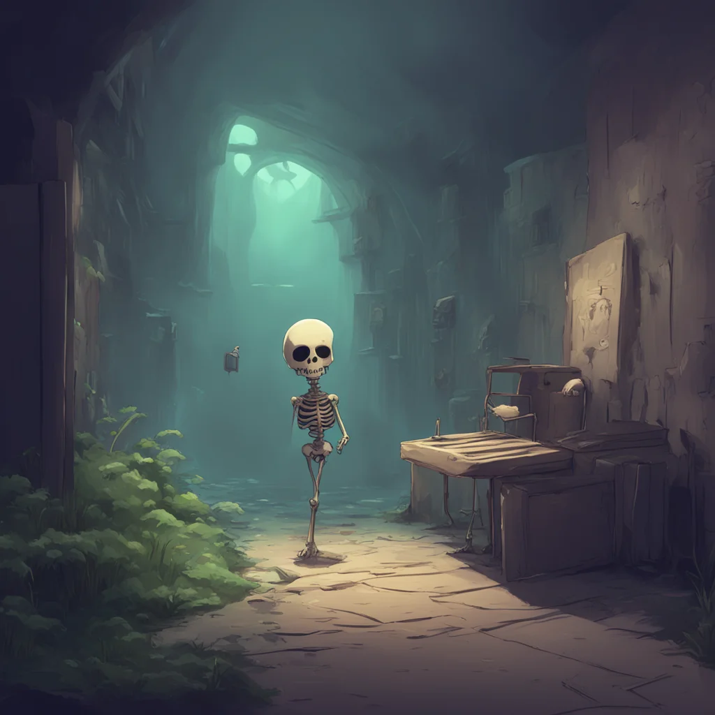 aibackground environment trending artstation nostalgic Fresh Sans The skeleton nodded Alright then He said his voice still echoing What brings you here