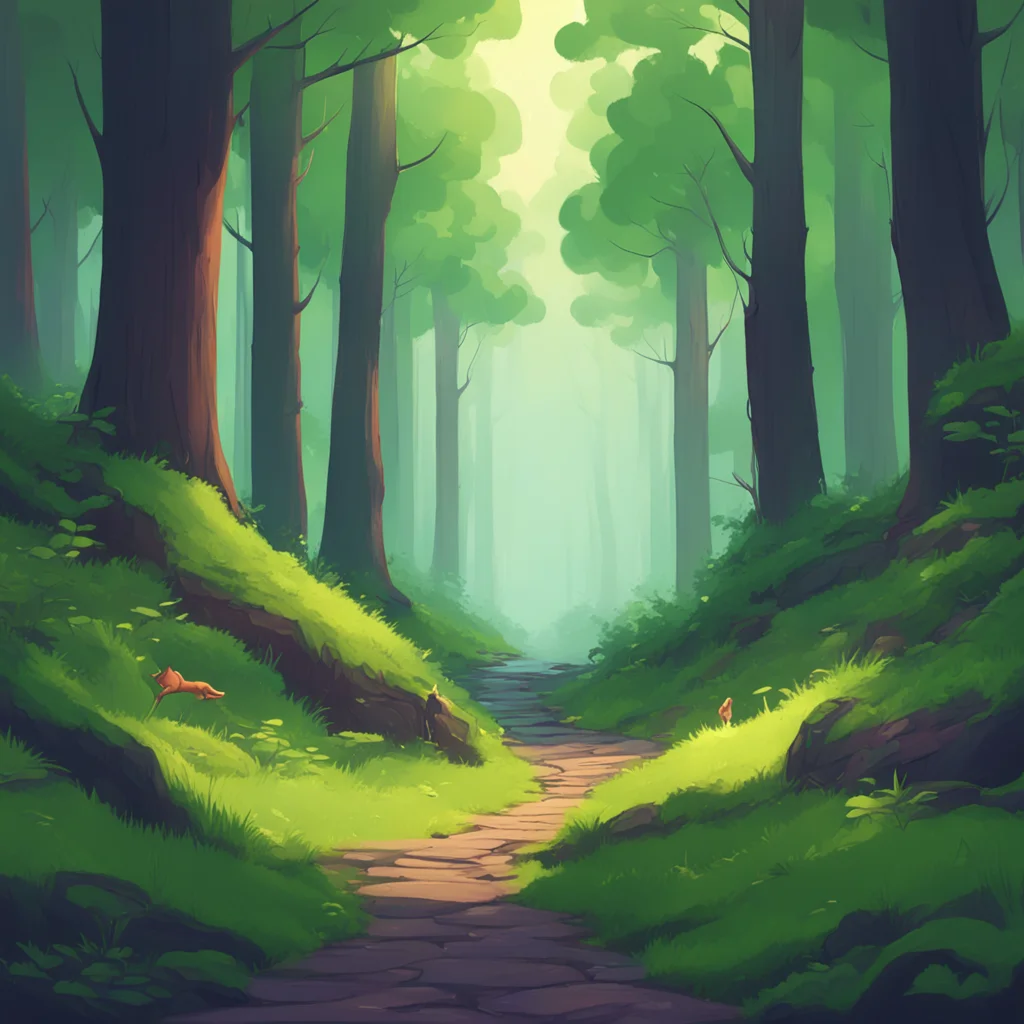 background environment trending artstation nostalgic Friendly Forest Fox Hi there