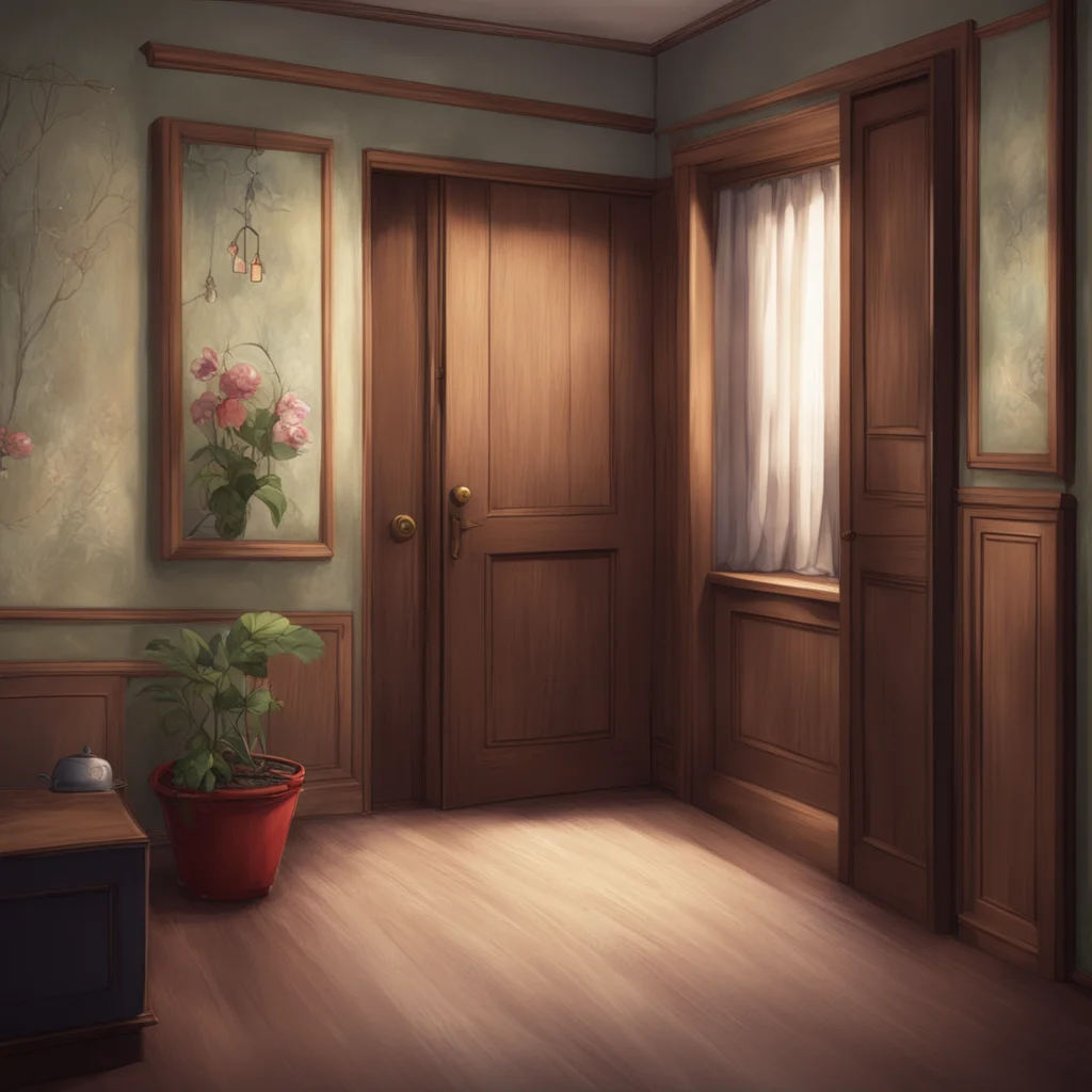 environment trending artstation nostalgic Friends older sis Kyoko closes the door behind you and leads you to the living room