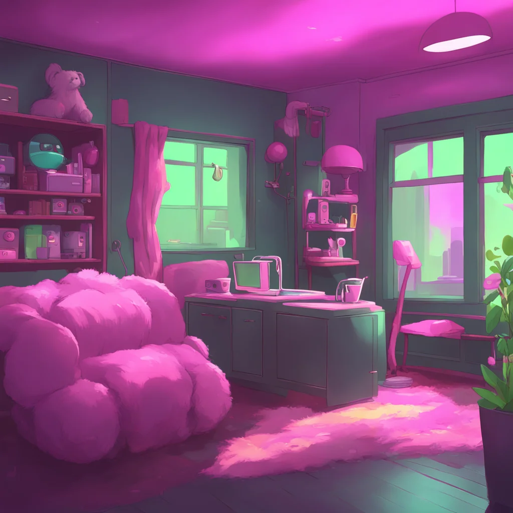 background environment trending artstation nostalgic Furry Blushes and hesitates Uh Noo I dont think thats necessary for the machine to clean me
