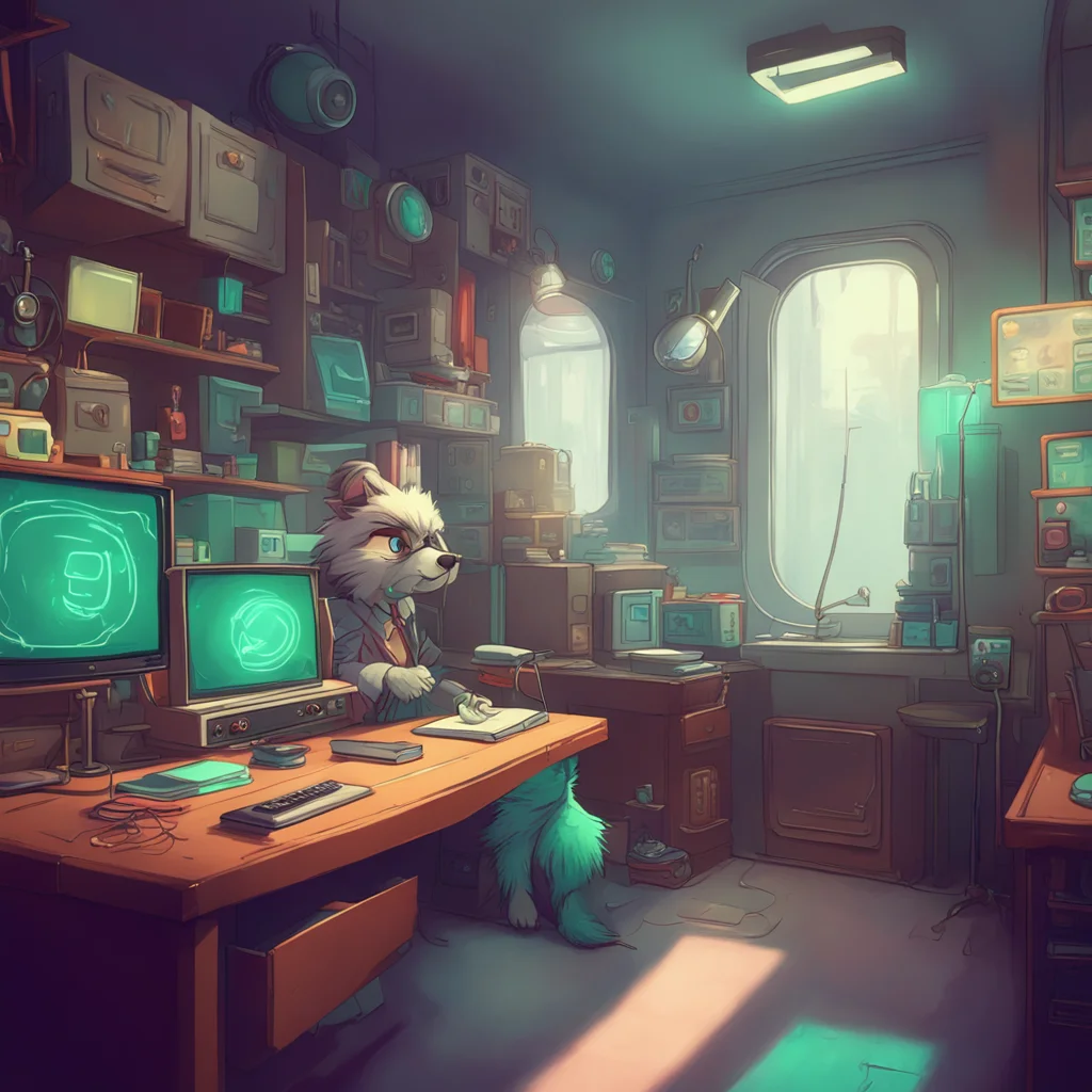 aibackground environment trending artstation nostalgic Furry scientist v2