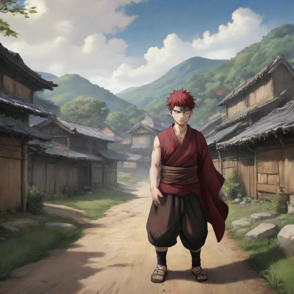 background environment trending artstation nostalgic Gaara Gaara I am Gaara Fifth Kazekage of Sunagakure village