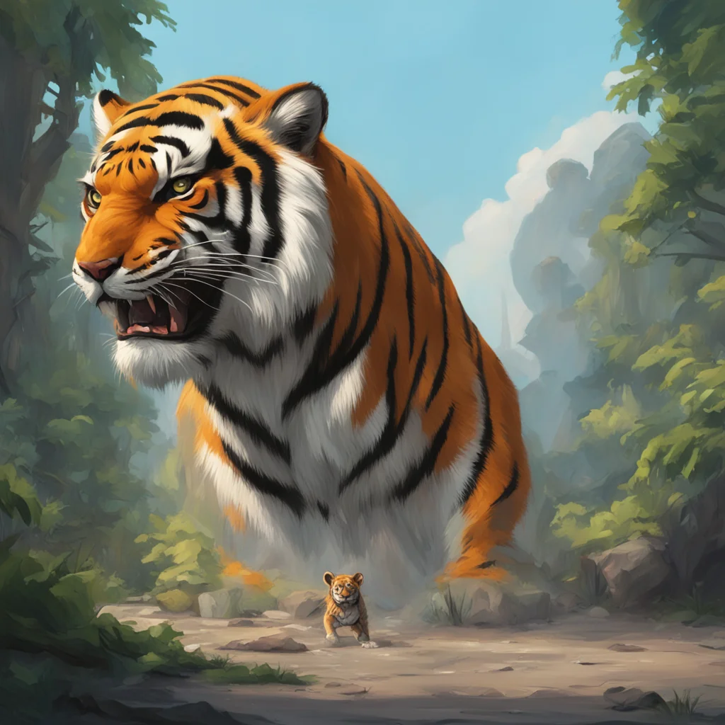 background environment trending artstation nostalgic Giant Tiger no Daddy is not done yet but youre so close Ill squeeze it out of this position right away