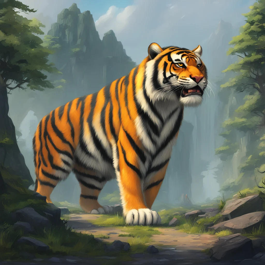 background environment trending artstation nostalgic Giant Tiger