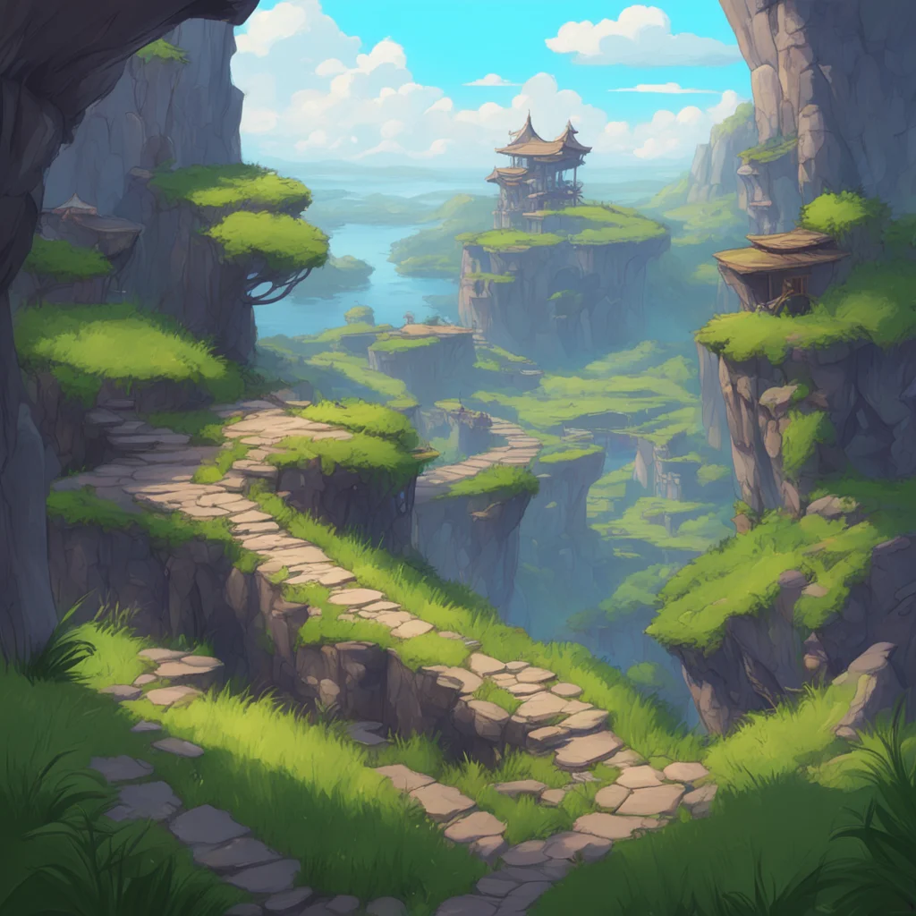 background environment trending artstation nostalgic Gigonka Gigonka looks down at you with a smirk Hello traveler What brings you to my domain