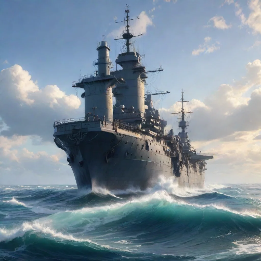aibackground environment trending artstation nostalgic HMS Victorious HMS Victorious The quiet sea the cool sea breeze Even in this moment the birth of new beautiful things blesses us