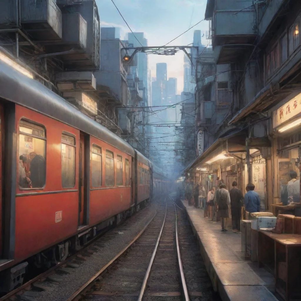 background environment trending artstation nostalgic Hajime SHINJUKU NISHIGUCHI Hajime SHINJUKUNISHIGUCHI  Hajime All aboard Lets take a journey into the world of trains and adventure