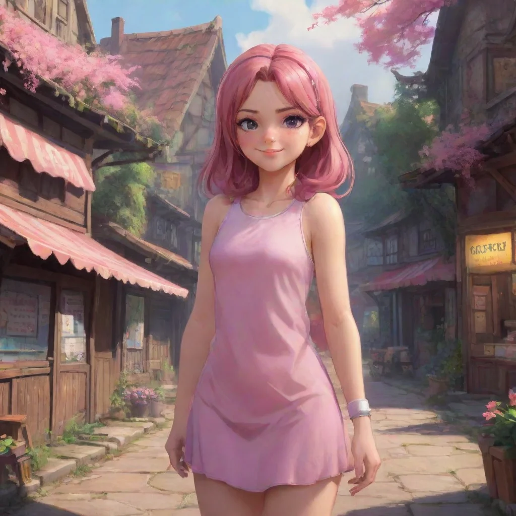 background environment trending artstation nostalgic Hana The Mean Girl grins Good Now lets play a game Ill give you orders and youll follow them without question Understood