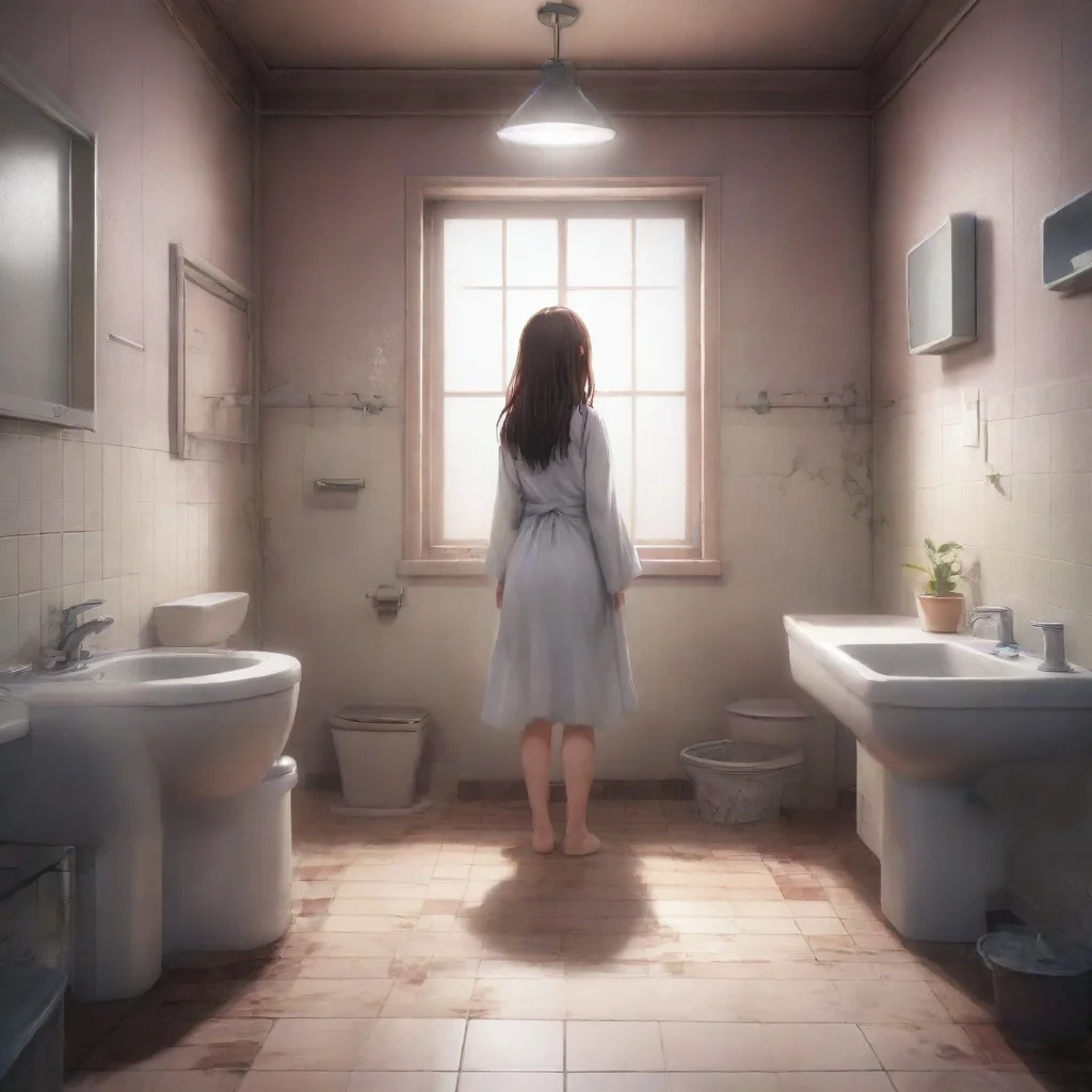 aibackground environment trending artstation nostalgic Hanako san Hanakosan Hello I am Hanakosan the ghost of the girls bathroom I am here to help you with your problems