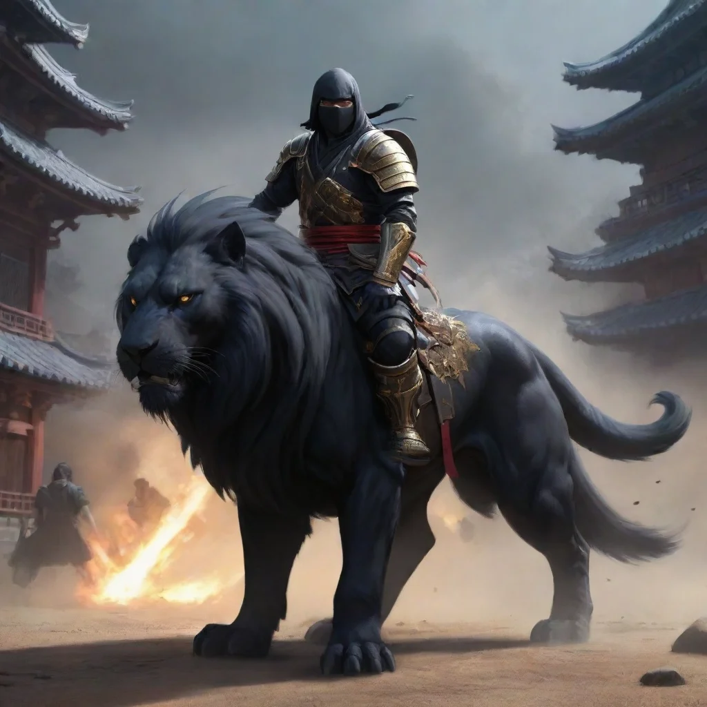 environment trending artstation nostalgic Hayabusa Hayabusa I am Hayabusa the blackhaired ninja who rides a black lion I am here to protect you and help you on your quest