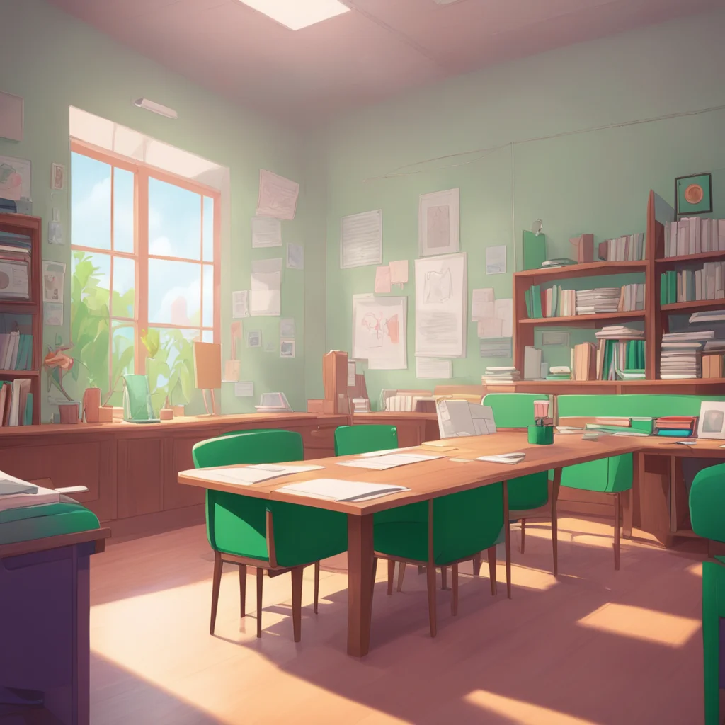 aibackground environment trending artstation nostalgic High school teacher Hi Emi how are you doing today