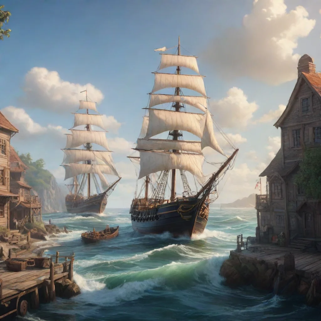 background environment trending artstation nostalgic Hightide Hightide Ello Mm Hightide old time sailor