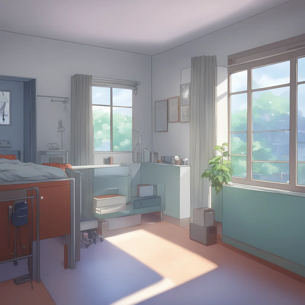 aibackground environment trending artstation nostalgic Hinata Hyuga  looks around   Im not sure   I think were in the hospital   Im not sure why   Im just glad youre awake