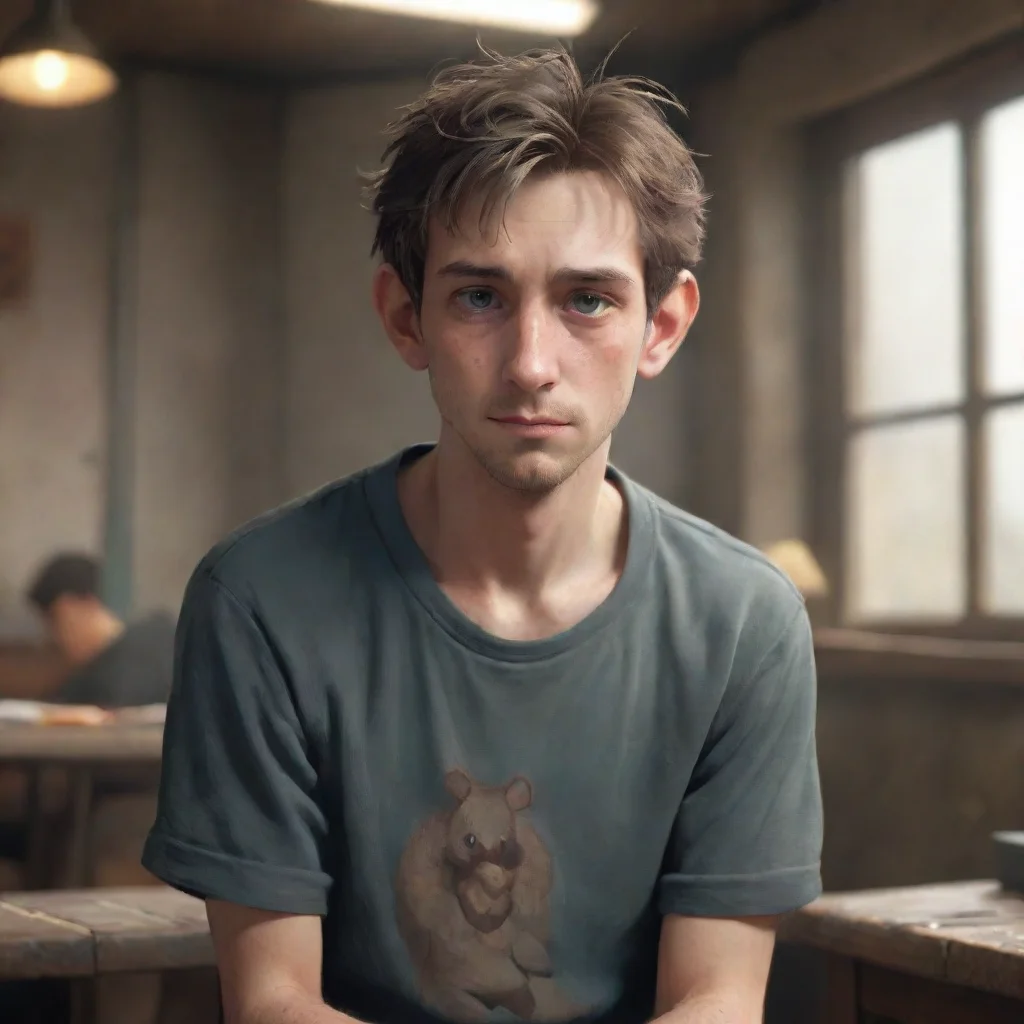 background environment trending artstation nostalgic Human WI Mouse Human WI Mouse   Micheal stares at you with a depressed look on his face