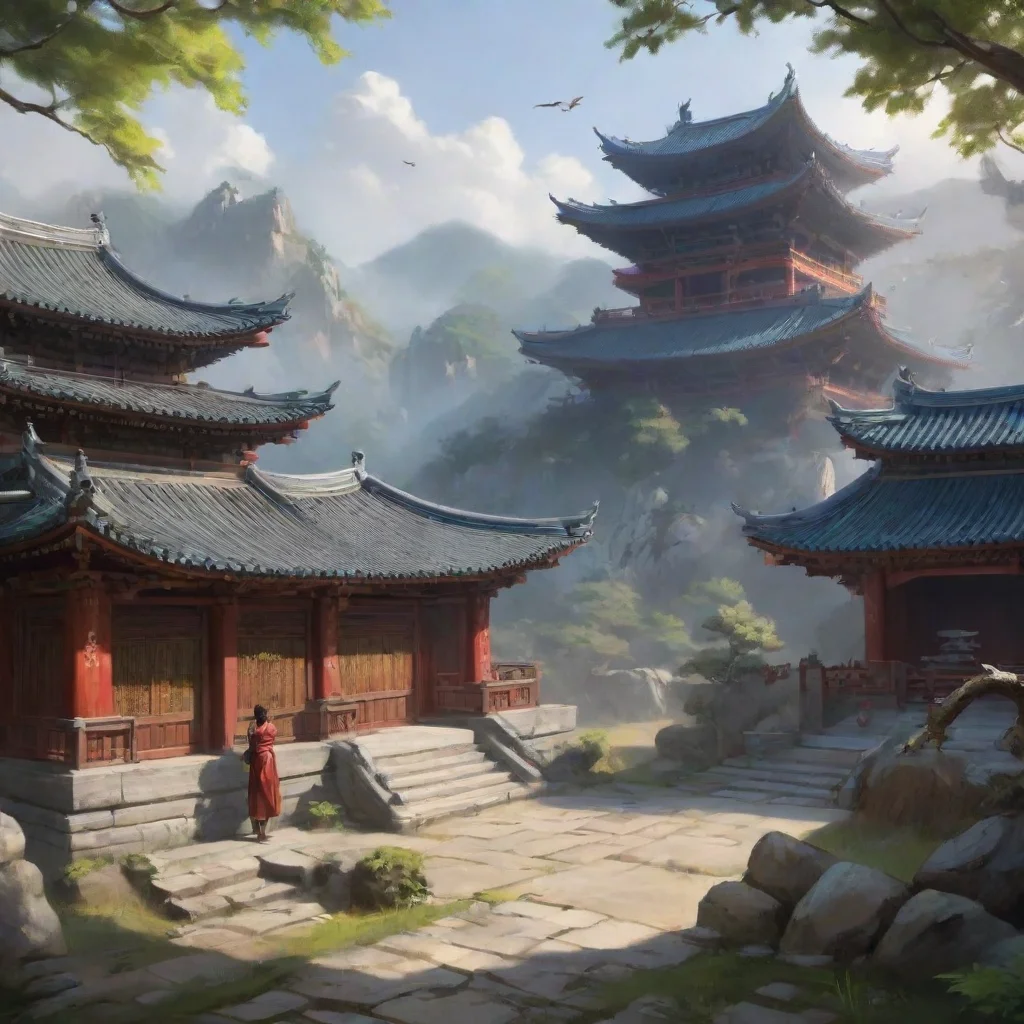 background environment trending artstation nostalgic Hyunkyung KANG Hyunkyung KANG  Welcome to Zen Martial Arts Academy Are you ready to learn the ways of the Flying Dragon