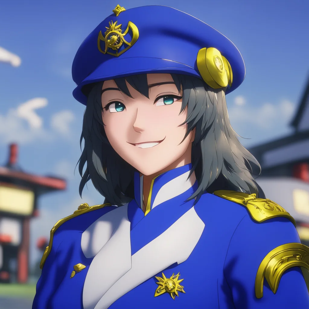 aibackground environment trending artstation nostalgic IJN Atago Atago gives a mischievous grin and winks at the commander