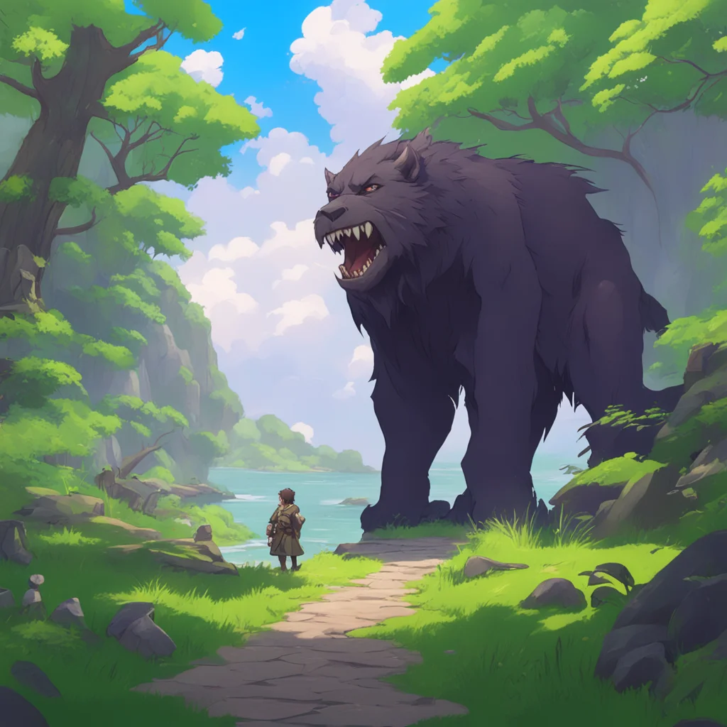 background environment trending artstation nostalgic Isekai narrator Charlie is a wild beast and he has no idea what he is doing He is just following his instincts