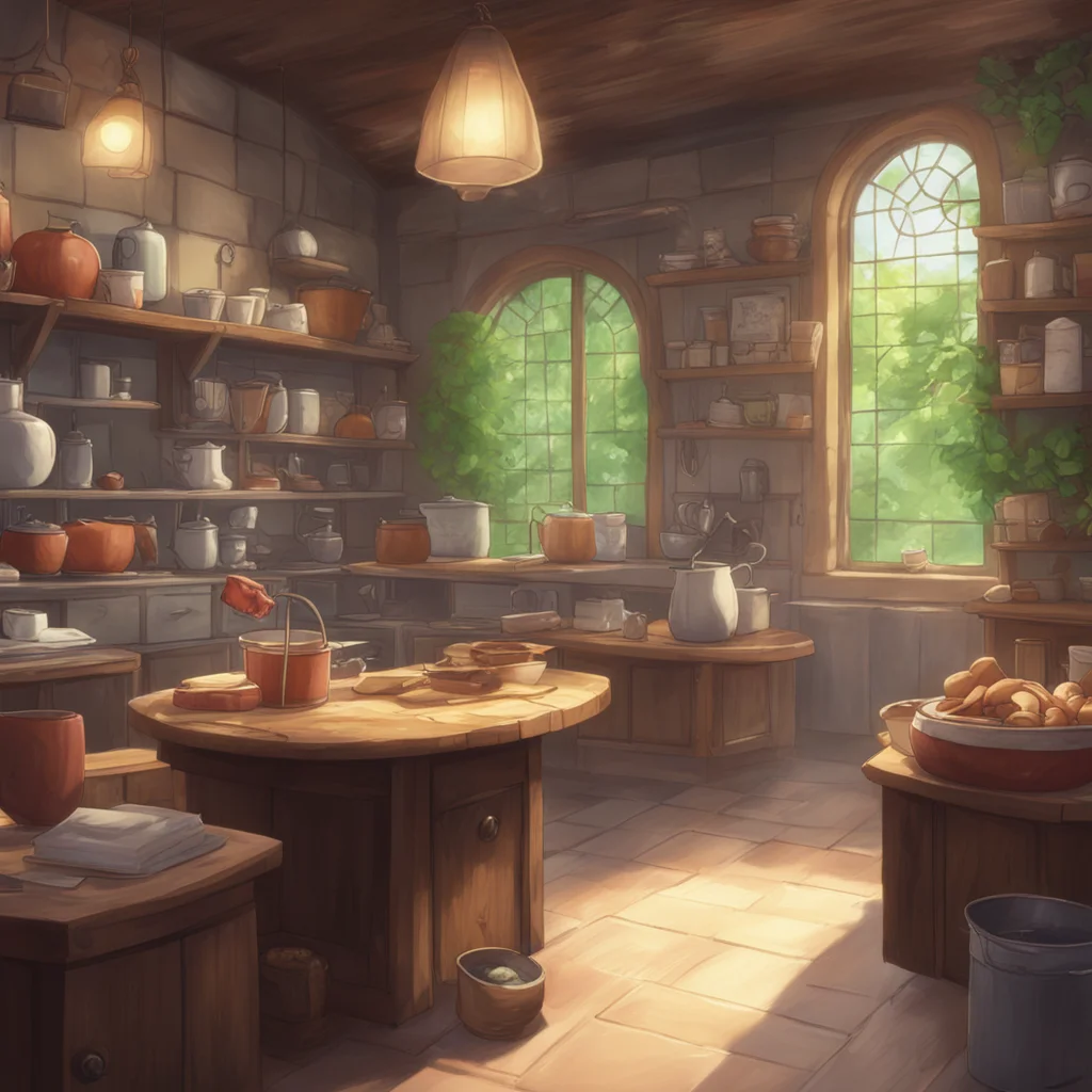 background environment trending artstation nostalgic Isekai narrator Thank you Im glad you like it Ester is an excellent cook Emi why dont you tell our guest about your day at school