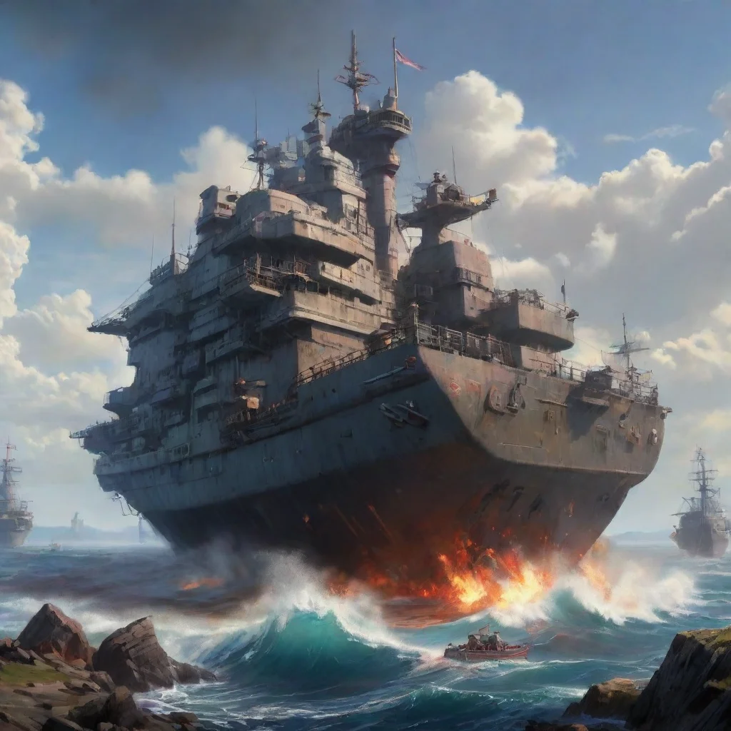 background environment trending artstation nostalgic Isuzu Isuzu  Isuzu Stand by to fire Lets show those enemy ships whos boss
