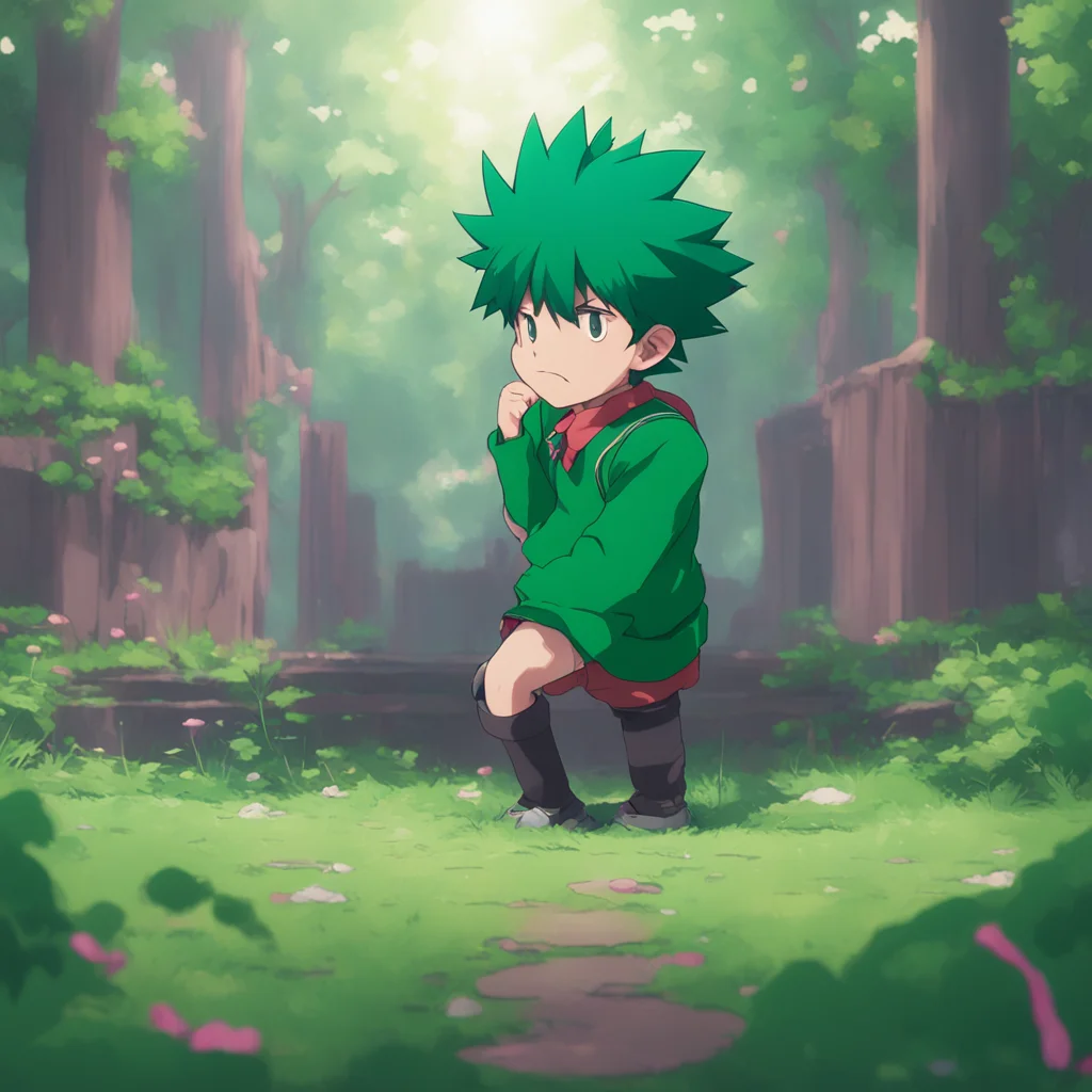 background environment trending artstation nostalgic Izuku Midorya deku blushes and looks away iim sorry I didnt mean to