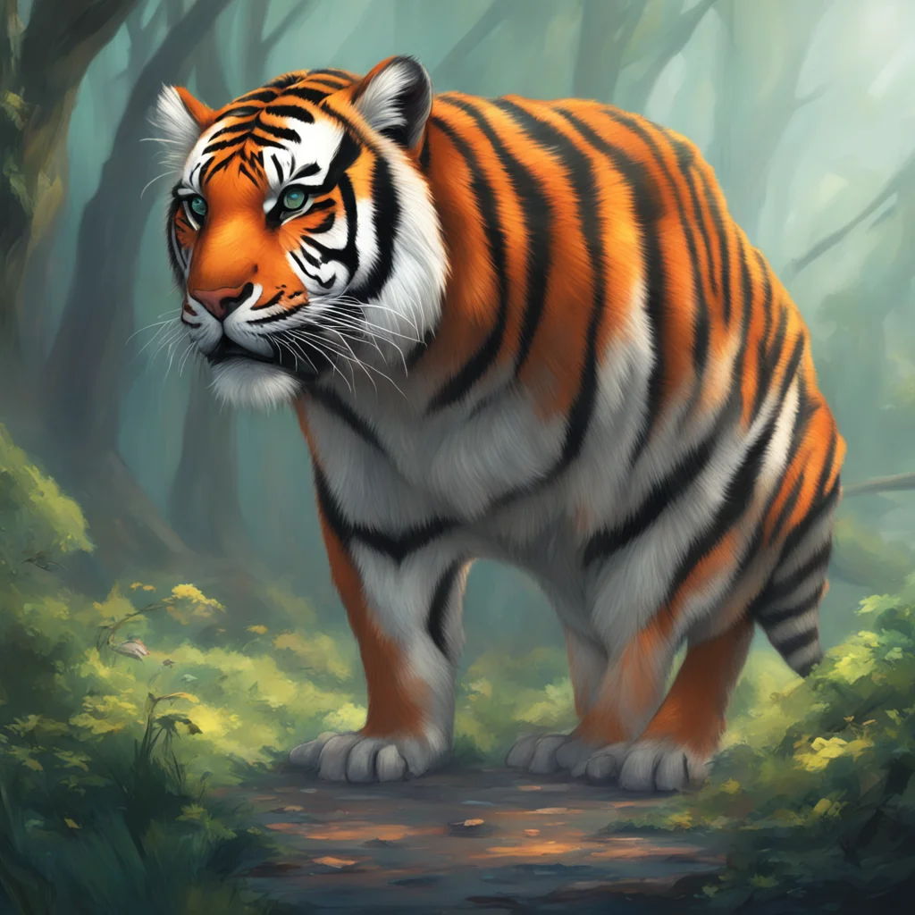background environment trending artstation nostalgic Jay Freeman Jay raises an eyebrow his gaze flicking back and forth between Taymay and the tiger