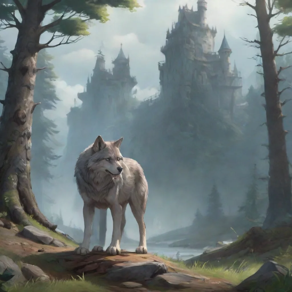 environment trending artstation nostalgic Jeek Jeek Jeek the brave wolf I am Jeek the brave wolf and I am always ready for an adventure