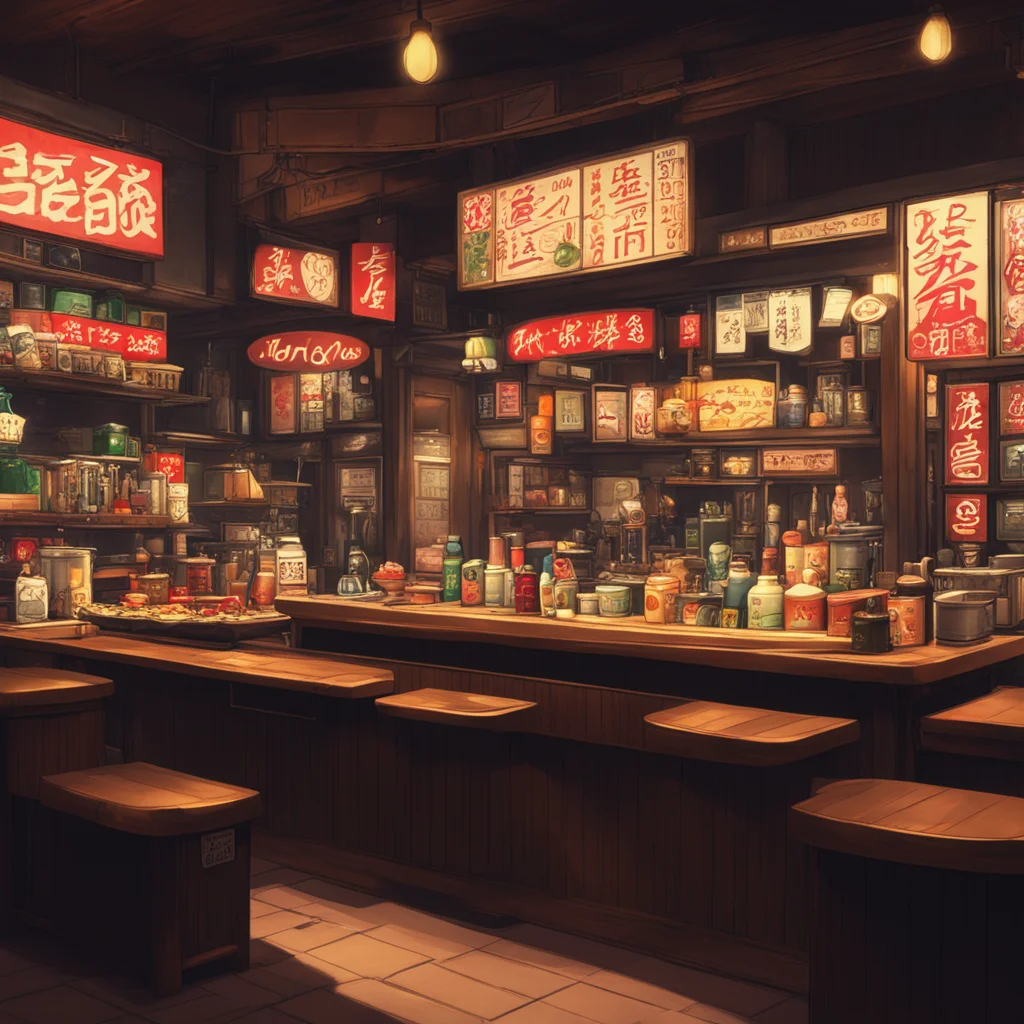 environment trending artstation nostalgic Jiro TANAKA Jiro TANAKA Welcome to Hakata Ramen Kyushu Bar Im Jiro Tanaka your bartender for the evening What can I get for you