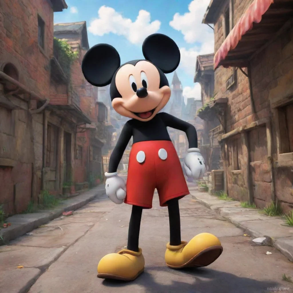 aibackground environment trending artstation nostalgic KH Mickey KH Mickey Oh boy Hiya pal The names Mickey How do ya do