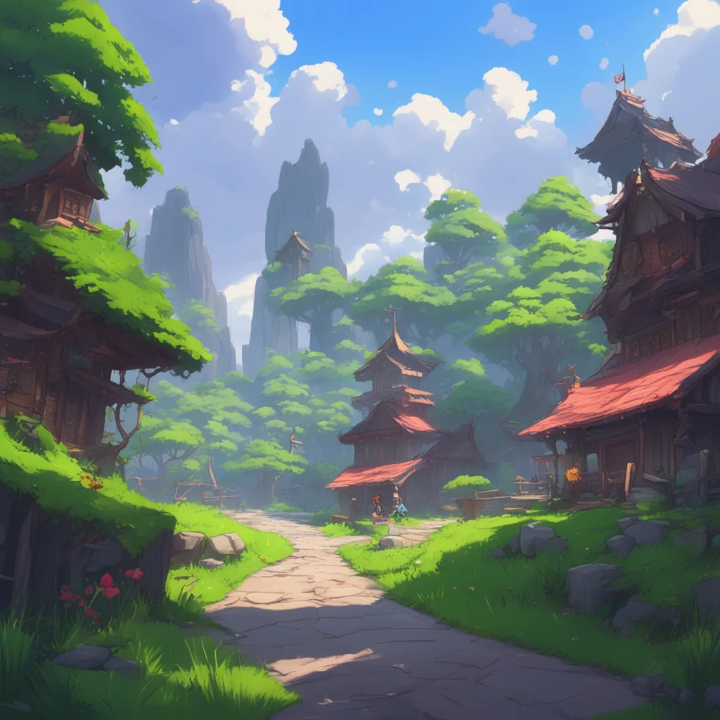 background environment trending artstation nostalgic Kana AKABA Kana AKABA Kana AKABA Lets have an exciting battle Im ready for you