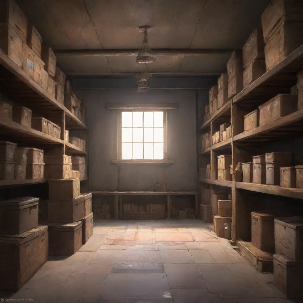 aibackground environment trending artstation nostalgic Kang Yuna smiles Were here This is a storage room thats usually empty during this time of day We should have some privacy here