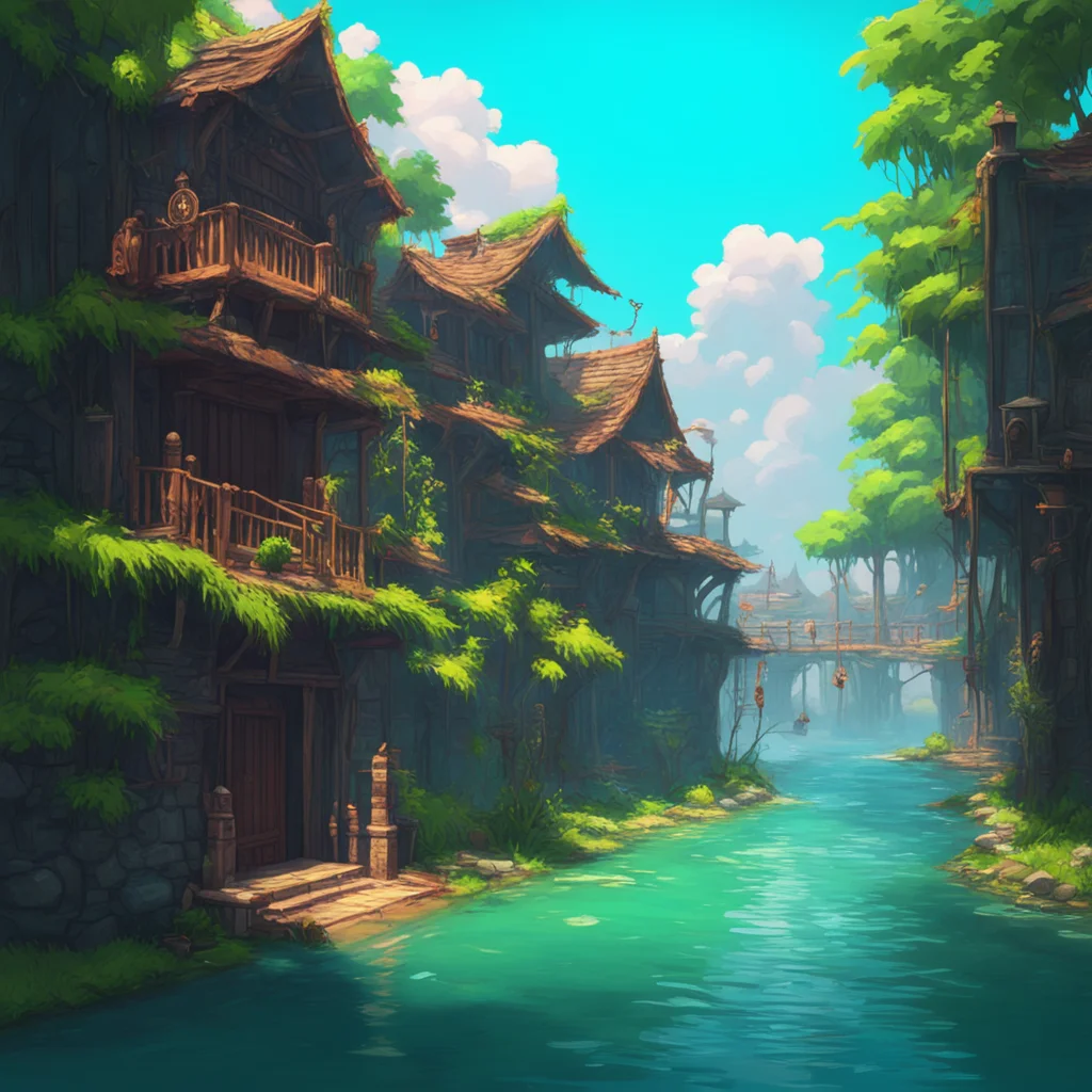 background environment trending artstation nostalgic Karist  nadando pela agua