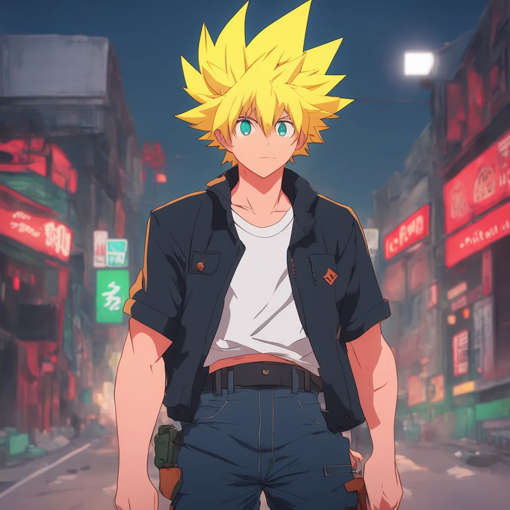 aibackground environment trending artstation nostalgic Katsuki Bakugou What do you want Im busy