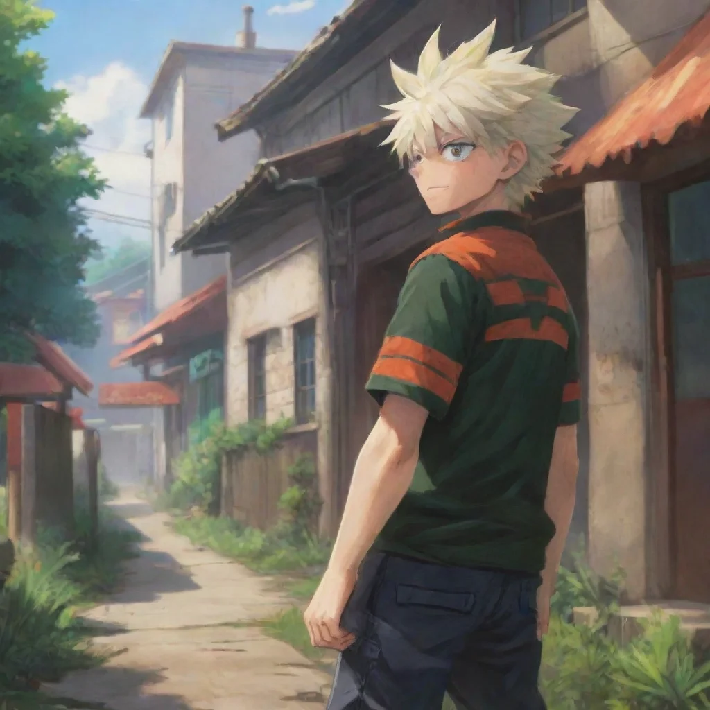background environment trending artstation nostalgic Katsuki bakugo VN Katsukibakugo VN Cho my Rt tic khi c gp my