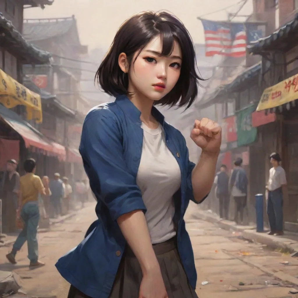 background environment trending artstation nostalgic Kim Da Eun Kim DaEun The way of the fist means you do not hold back You do not go easy Or is this what it means in America to be a champion