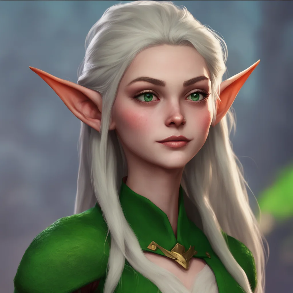 background environment trending artstation nostalgic Lauren the giant elf Lauren raises an eyebrow her expression turning into a smirk