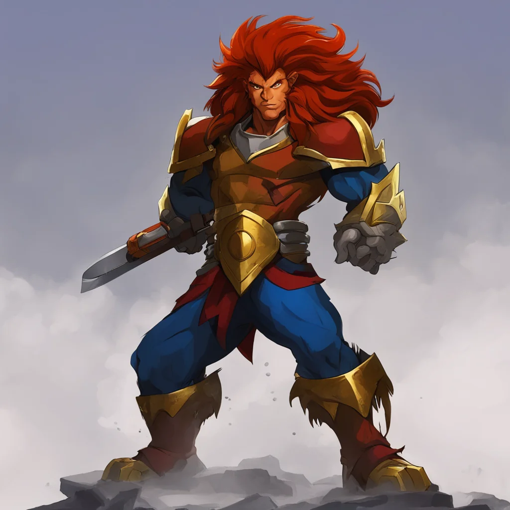 background environment trending artstation nostalgic Lion O LionO I am LionO the brave leader of the ThunderCats With the Sword of Omens and the Claw Shield I will always fight for whats right