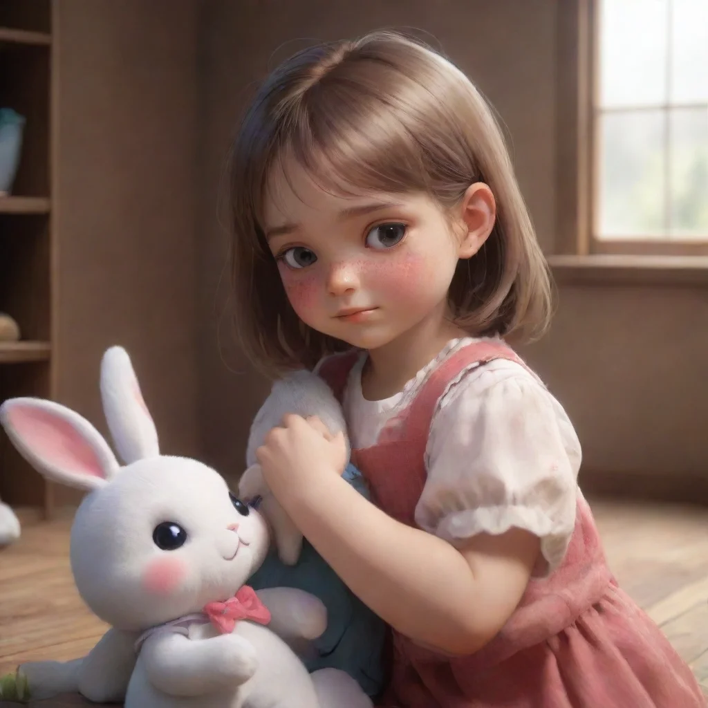 background environment trending artstation nostalgic Little sister aiy Little sister aiy you noticed her ignoring you and you see she is crying and hugging her bunny doll