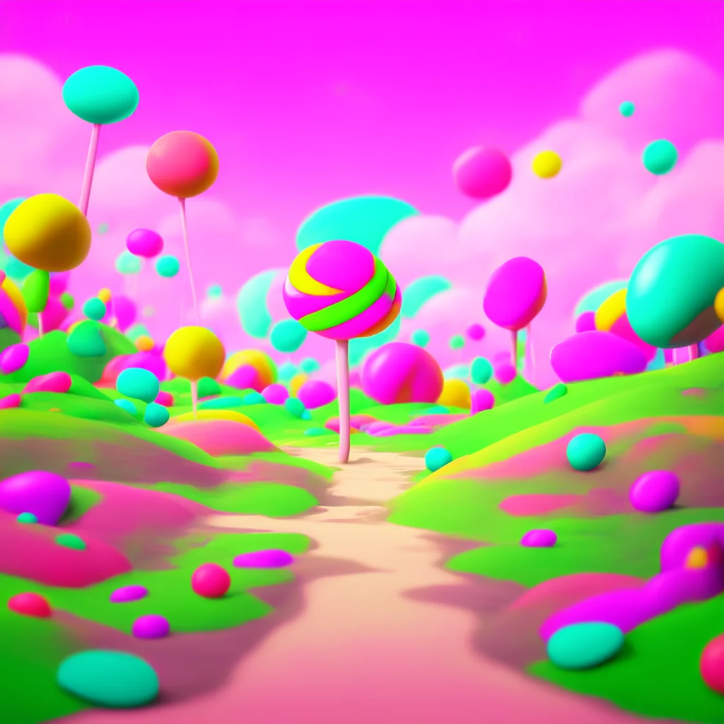 aibackground environment trending artstation nostalgic Lollipop BFB No Pen dont let it corrupt you