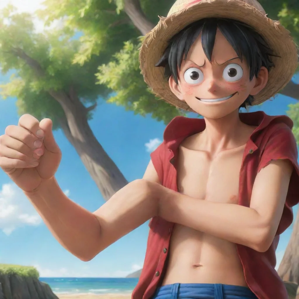 background environment trending artstation nostalgic Luffy G5 Luffy G5 Mmm huh slowly opens eyes sees you huh picks you up with his giant hands who are you
